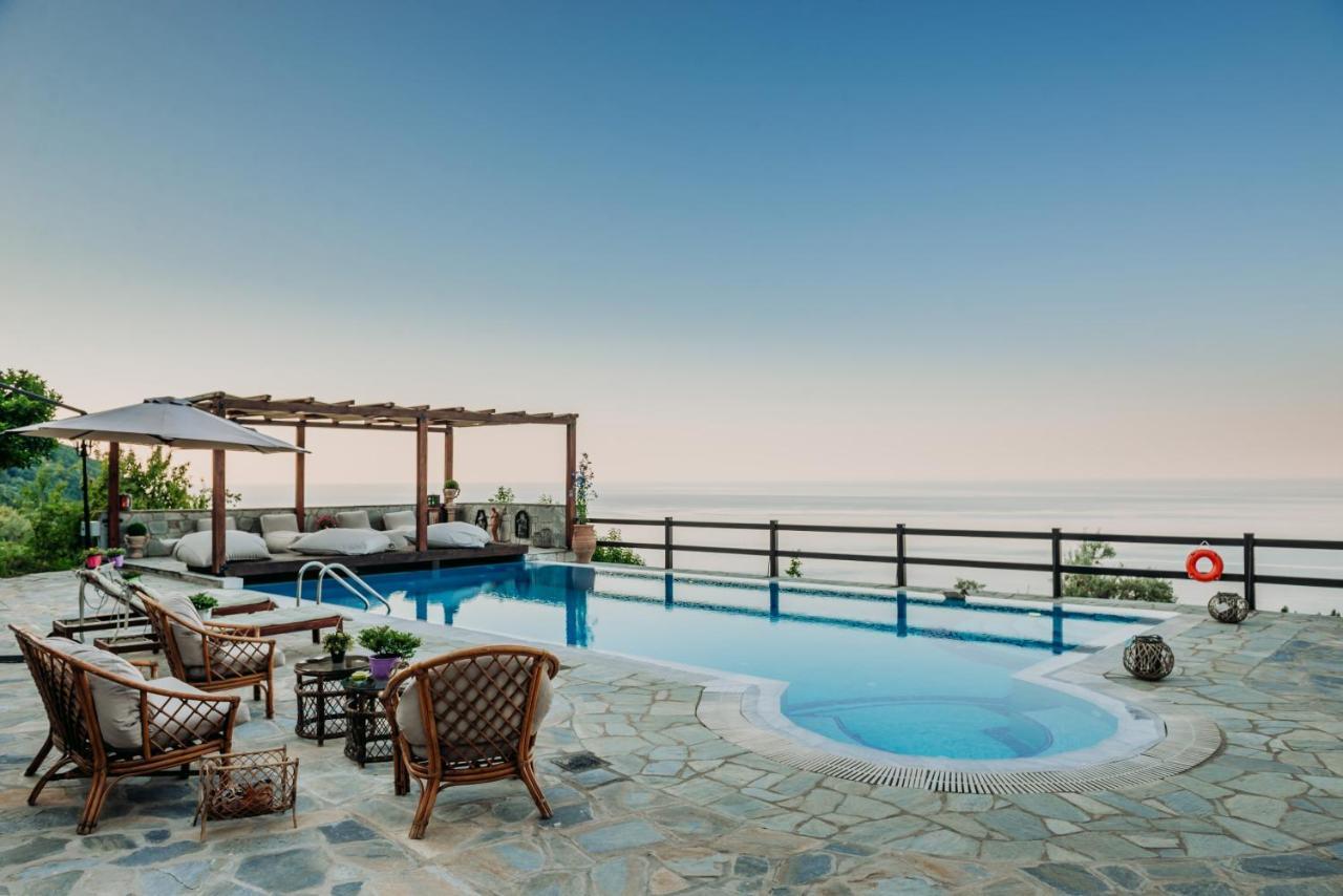 Elysian Luxury Villa Pelion Tsagkarada Eksteriør billede