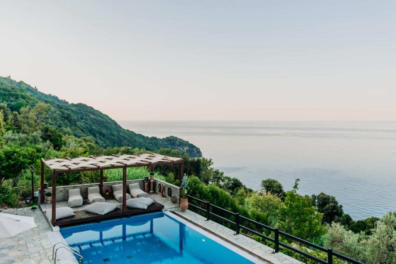 Elysian Luxury Villa Pelion Tsagkarada Eksteriør billede